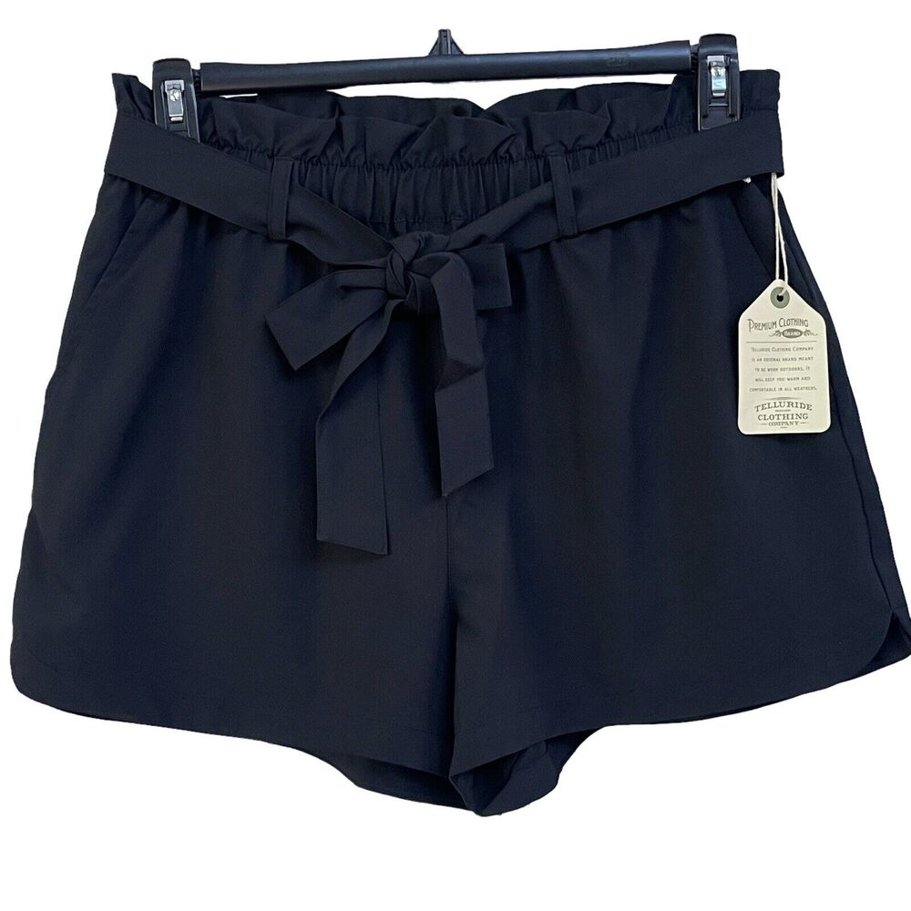 Telluride Large Paperbag Shorts Pull-On Lightweight Tie Belt Quick-Dry Pockets